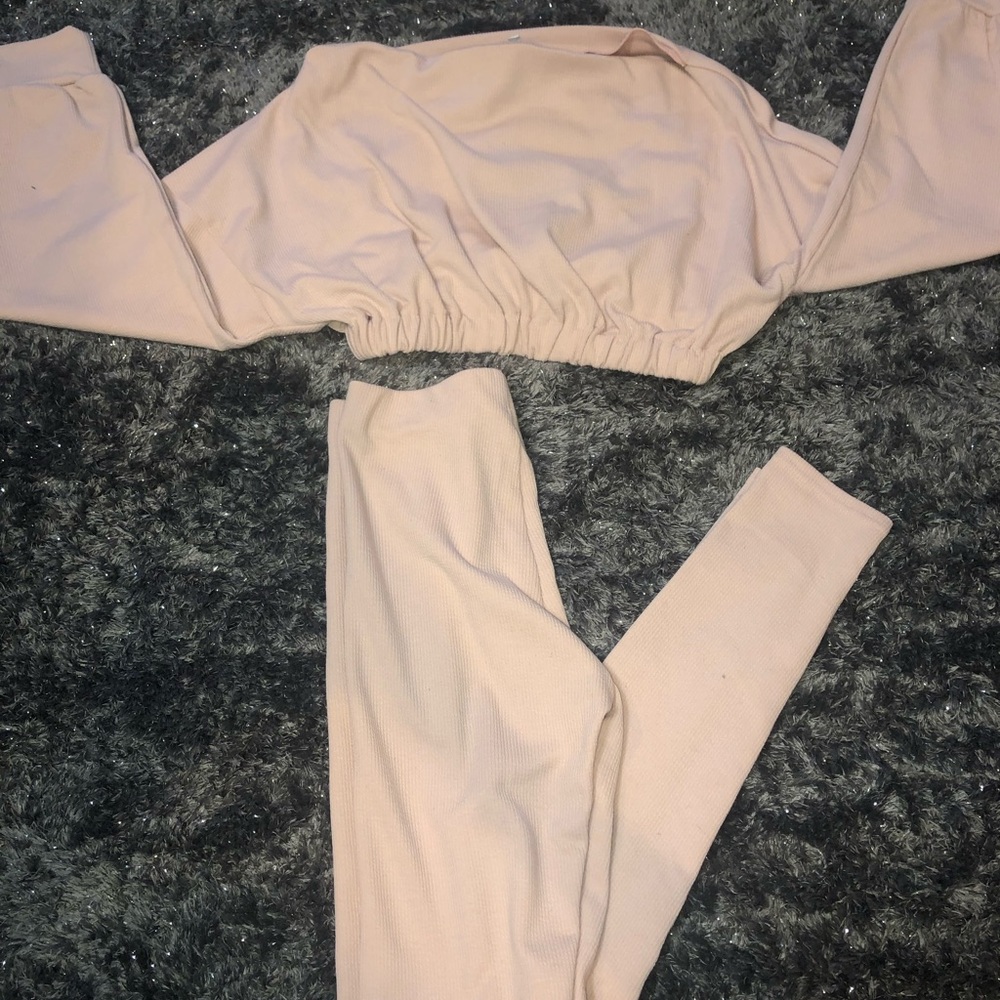 Off the shoulder two piece set